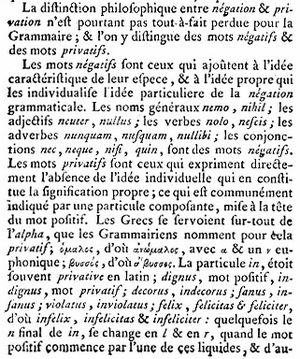 Article Â« nÃ©gation Â» de lâ€™ EncyclopÃ©die de D'Alembert et Diderot ...