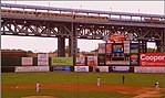 Riversharks Game as PATCO Train Passes by on Bridge.jpg