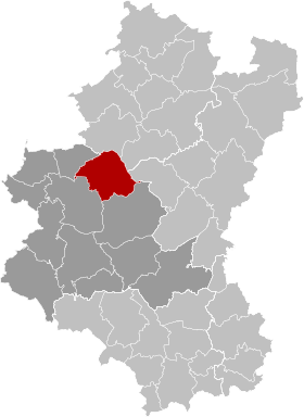 Localisation de Saint-Hubert