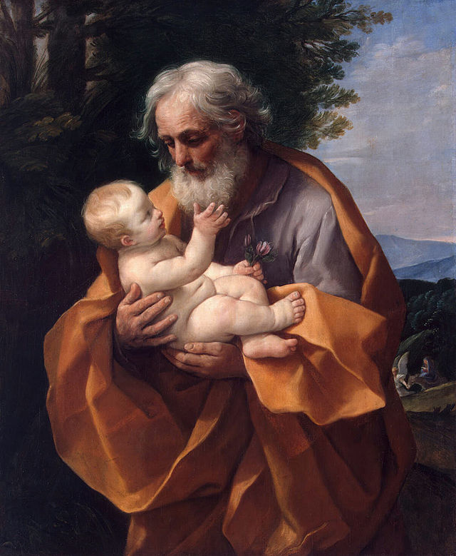 Guido Reni: Sv. Josip s Djetetom Isusom, oko 1635.