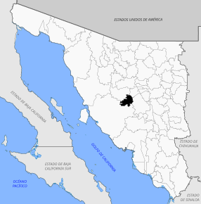 Poziția localității San Miguel de Horcasitas