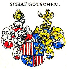 Freiherrliches Wappen in Siebmachers Wappenbuch von 1605