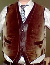 A waistcoat made of seal fur Selskinnsvest.JPG