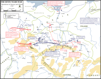 Militärische Operationen im Siebenjährigen Krieg in Europa 1757