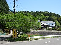 愛知県道336号から工場を望む。