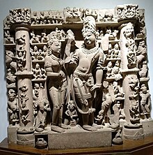 Shiva and Parvati sculpture, 9th-10 century CE , Pratihara era Shiva and Parvati sculpture, 9th-10 century CE , PRATIHARA.jpg