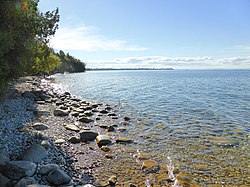 View of Lake Simcoe from Sibbald Point Provincial Park
