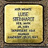Stolperstein Kettenhofweg 73 Luise Steinhardt