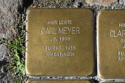 Stolperstein für Carl Meyer