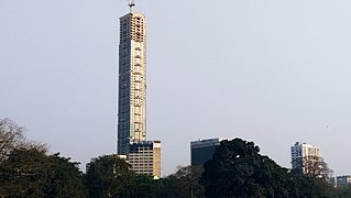 The 42, Kolkata, under construction, 2018.