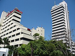 Modernos edificios del norte de Barranquilla.