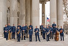 The Airmen of Note is the premier jazz ensemble of the United States Air Force. USAF Airmen of Note 2018.jpg