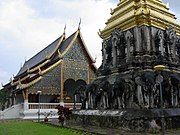 Wat Chiang Man, the oldest Buddhist temple in the city, dating from the 13th century