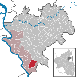 Läget för Weisel i Rhein-Lahn-Kreis