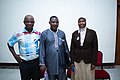 Our founder, Mohammed Saadat Abdulai with librarians