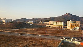 멀리서 보이는 경상북도청