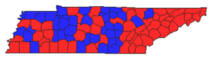 2002 Tennessee Senate results by county.png