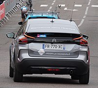 Citroën C4 lors du Tour de France 2020.