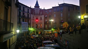 Demonstration in Berga