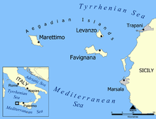 Карта с указанием местоположения островов Эгатс