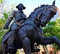 General "Mad" Anthony Wayne statue, located in Freimann Square, Fort Wayne, Indiana.