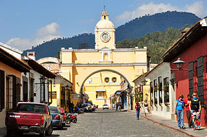Antigua Guatemala Santa Catalina archway 2009