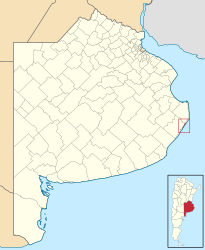 Partido di Pinamar – Mappa