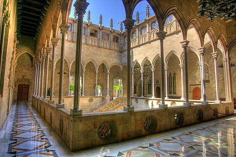 Galeria de Palácio da Generalidade em Barcelona, Espanha (1403)