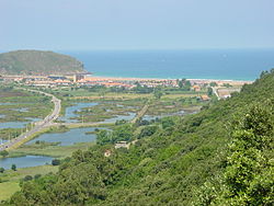 Skyline of Santoña