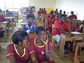 In einer Schule in Ghana, März 2011