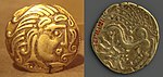 Монеты кельтского племени Паризии I век до н. э.