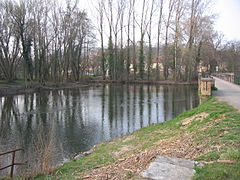 Confluence of the Mossig and the Bruche in Wolxheim.