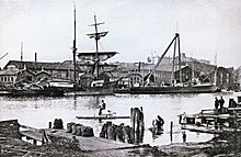 Abriek w trakcie budowy w 1897 roku