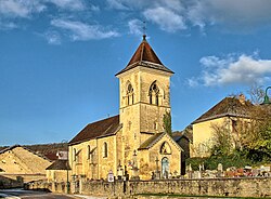 Skyline of Cussey-sur-Lison