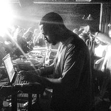 DJ Rashad performing in Moscow in 2013