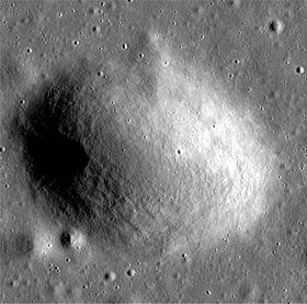 Снимок зонда Lunar Reconnaissance Orbiter