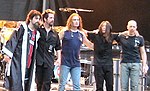 Dream Theater lors du concert à Paris en 2005.