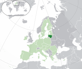 Розташування Литви