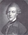 Frederik V van Hessen-Homburg in de 18e eeuw geboren op 30 januari 1748
