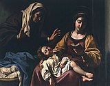 Мадонна с Младенцем и Святой Анной. 1610-е гг. Холст, масло. Национальный музей, Варшава