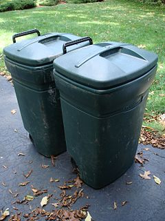 Green Trash Bins