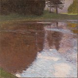 《静池晨景》，1899年