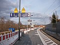 Haltepunkt Chemnitz Mitte am neuen Standort (2021 eröffnet)