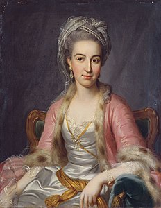 Portret de femeie, de Jakob Emanuel Handmann, ca. 1775