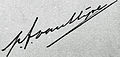 Handtekening Pieter Frederik van Slijpe (1856-1942)