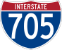 Interstate 705 marker