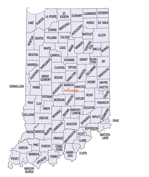 Wikipedia Indiana map