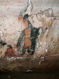 Օլմեկյան ոճի պատկեր Ջուխտլաուակա քարանձավից