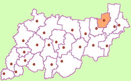 Pavinskij rajon – Mappa