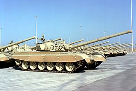 دبابات M-84 الكويتية في 4 يناير 1991